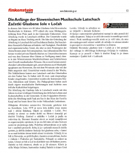 Občinski list Bekštanj-Gemeindezeitung Finkenstein